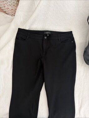 Talbots Black Straight-Leg 16p Pants
